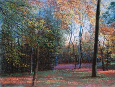 Herbst im Wald, 1999 von Margo Starkey